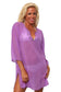 Plus Size Chiffon Long Sleeve Swimwear Cover-up Beach Dress Made in