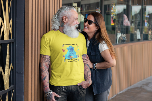 Old Hippies Never Die They Just Become Grandparents T-Shirts