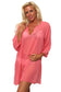 Plus Size Chiffon Long Sleeve Swimwear Cover-up Beach Dress Made in